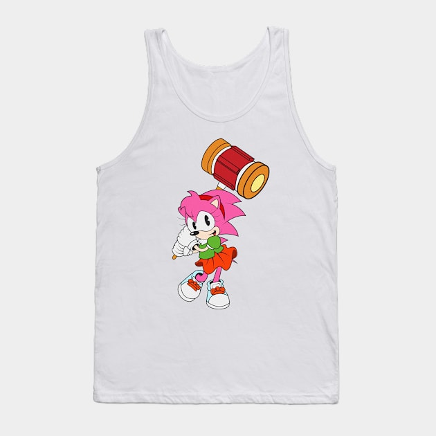 Amy Retro Tank Top by Nidavellir